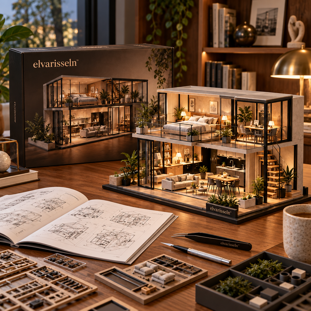 elvarisseln™ Modern Architectural House Model Kit
