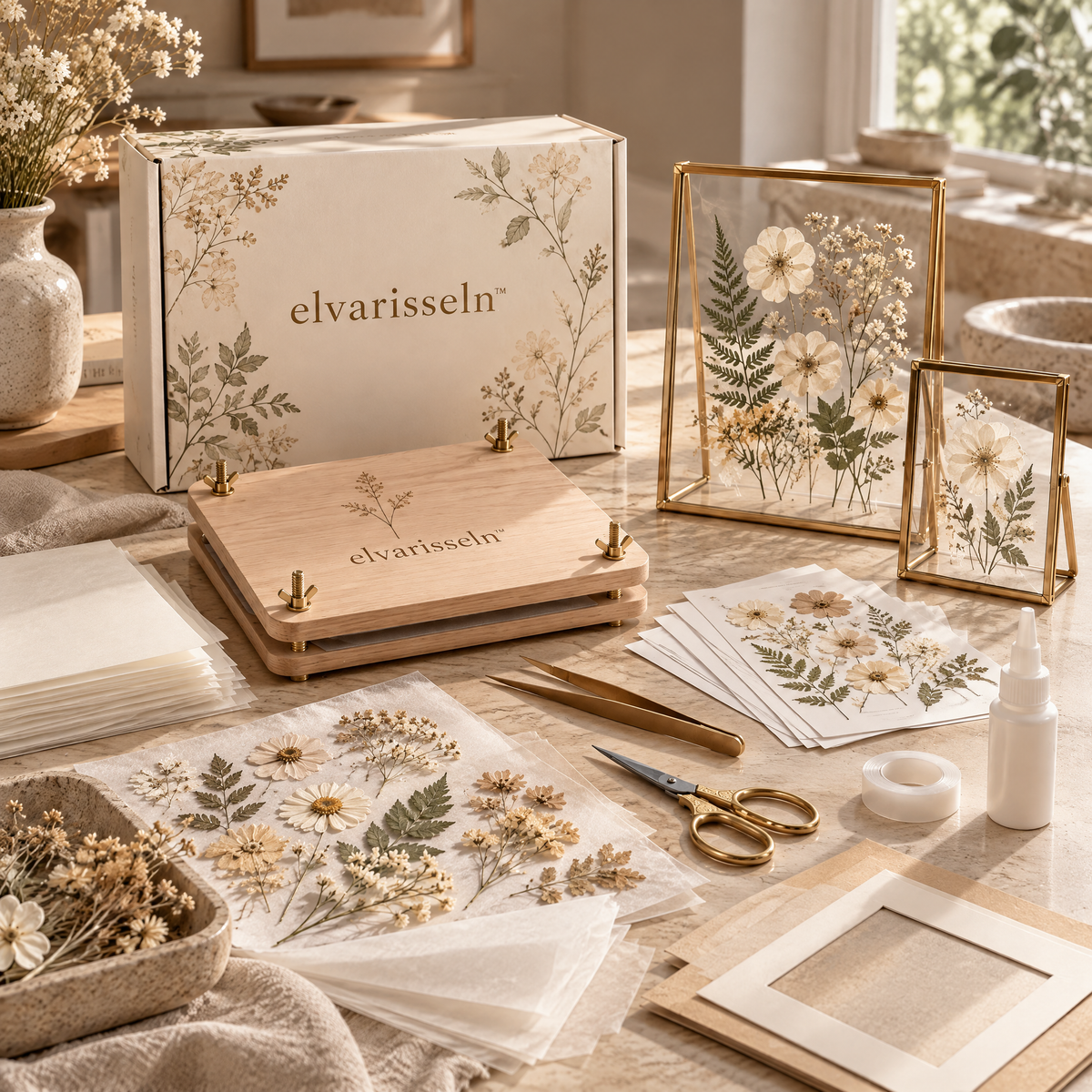 elvarisseln™ Pressed Flower Art Kit