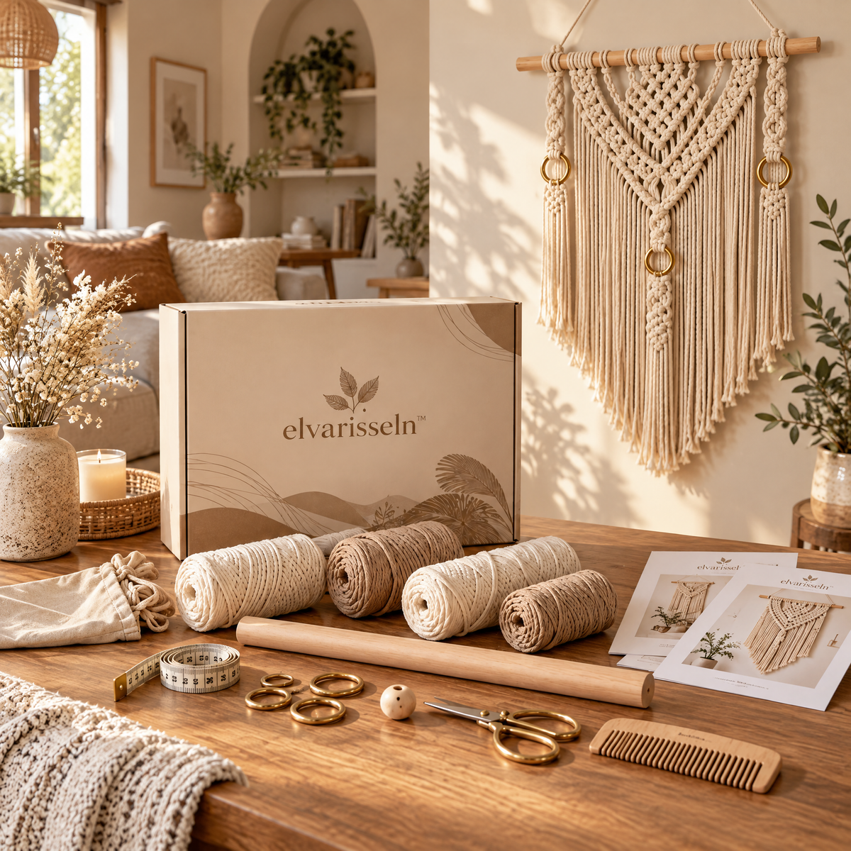 elvarisseln™ Macramé Wall Hanging Kit