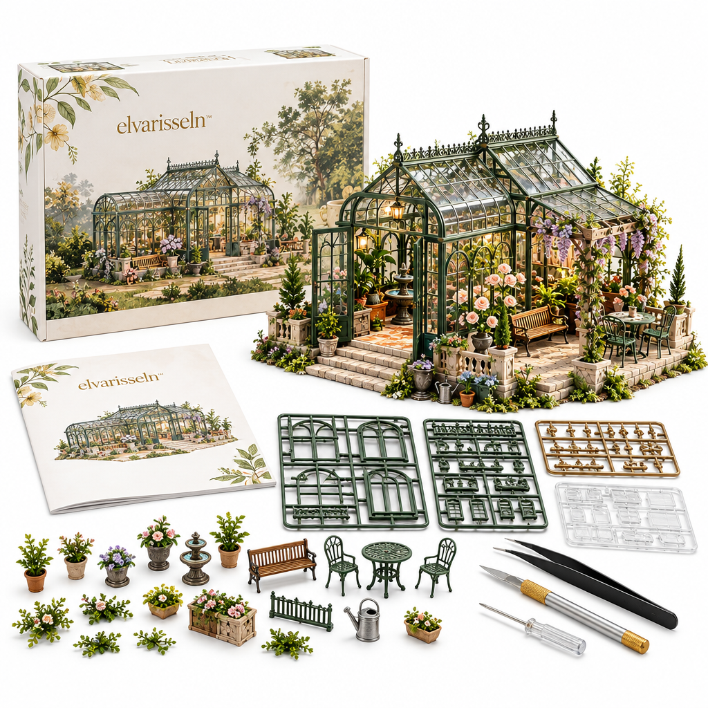 elvarisseln™ Botanical Greenhouse Model Kit