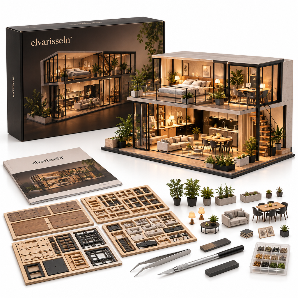 elvarisseln™ Modern Architectural House Model Kit