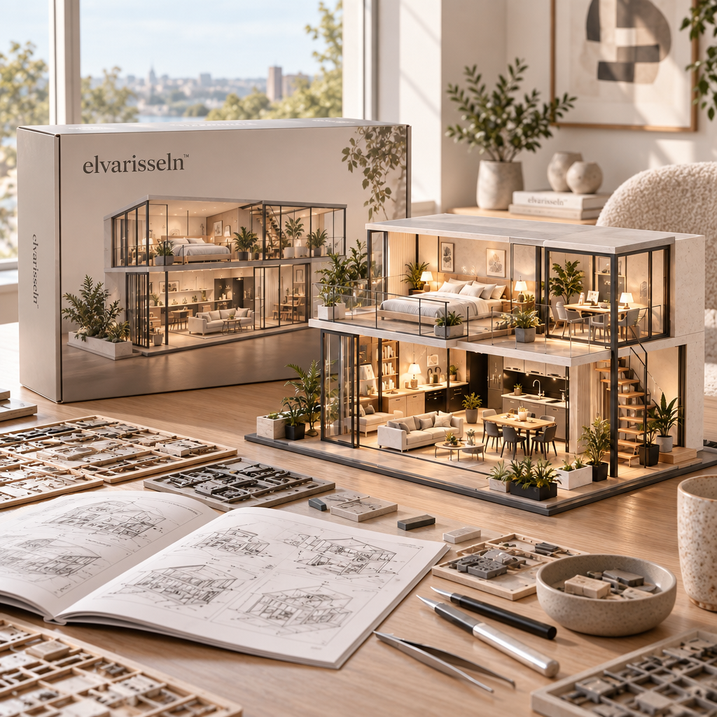 elvarisseln™ Modern Architectural House Model Kit