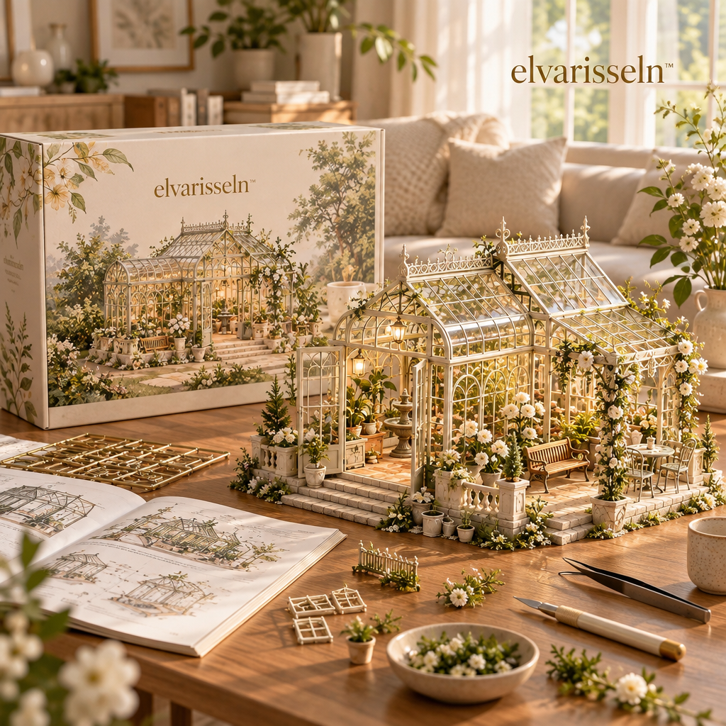 elvarisseln™ Botanical Greenhouse Model Kit