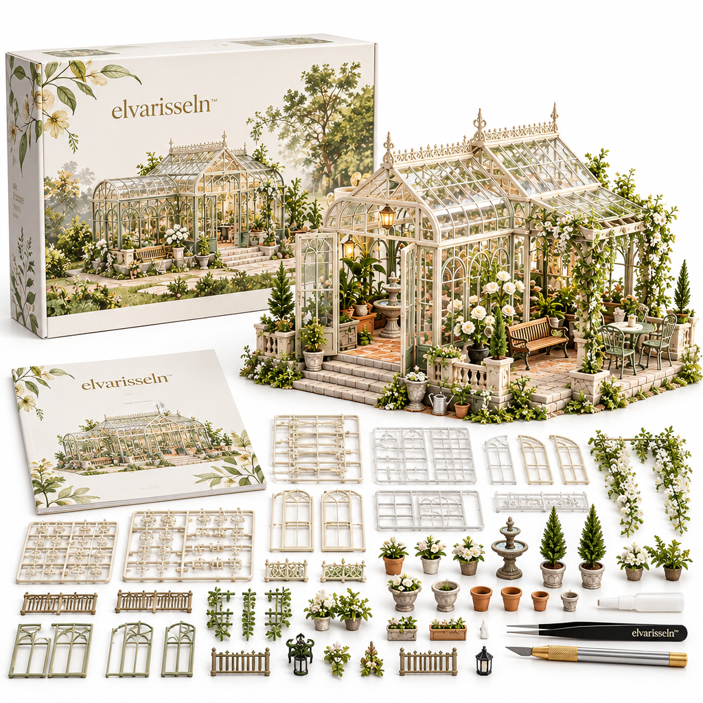 elvarisseln™ Botanical Greenhouse Model Kit