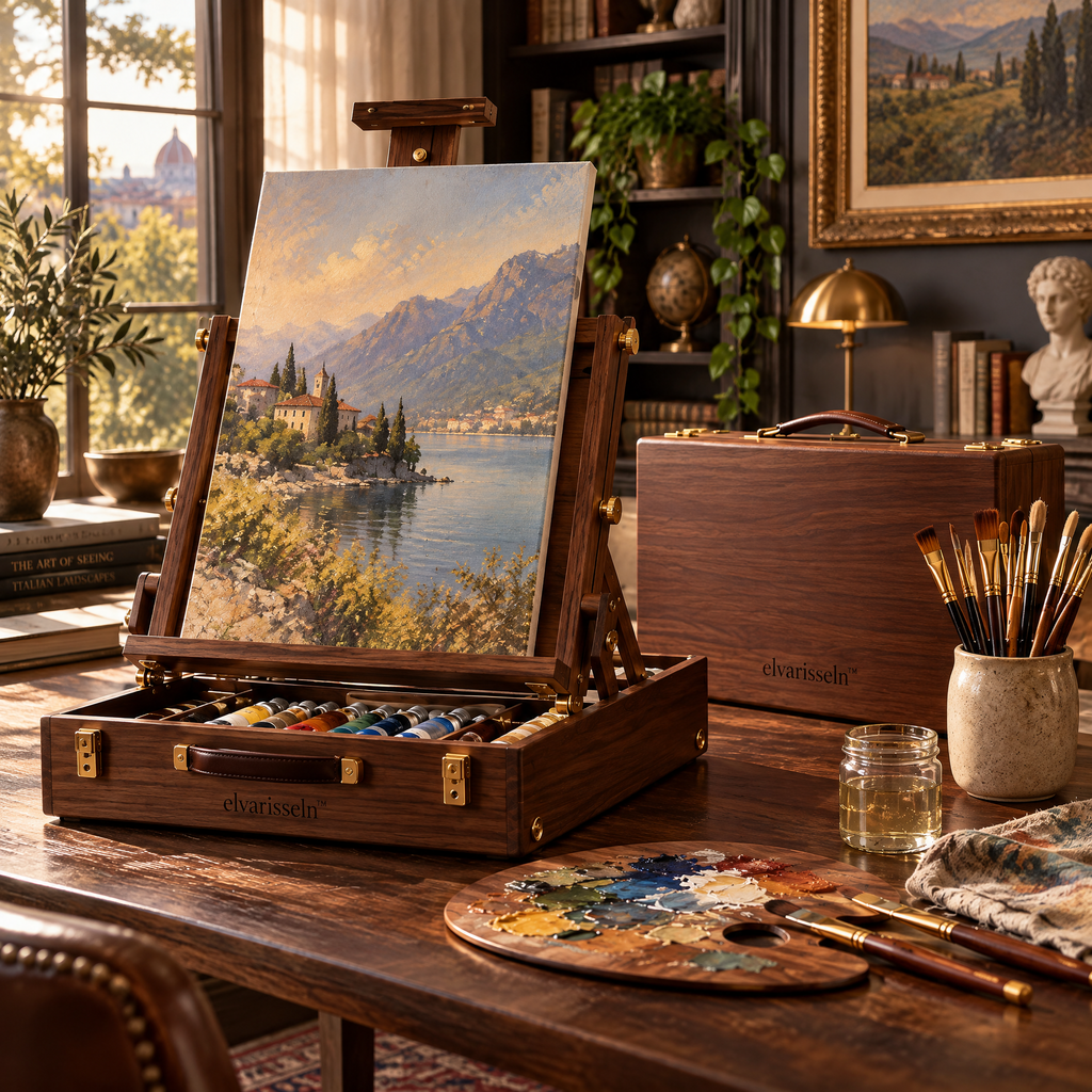 elvarisseln™ Wooden Tabletop Easel Set