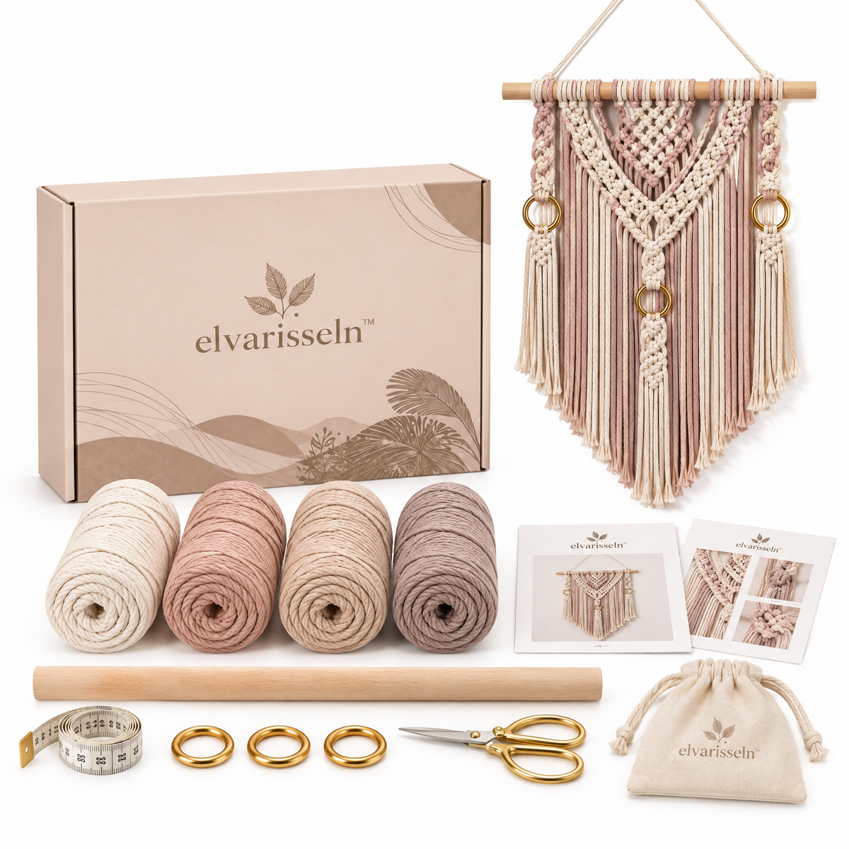 elvarisseln™ Macramé Wall Hanging Kit