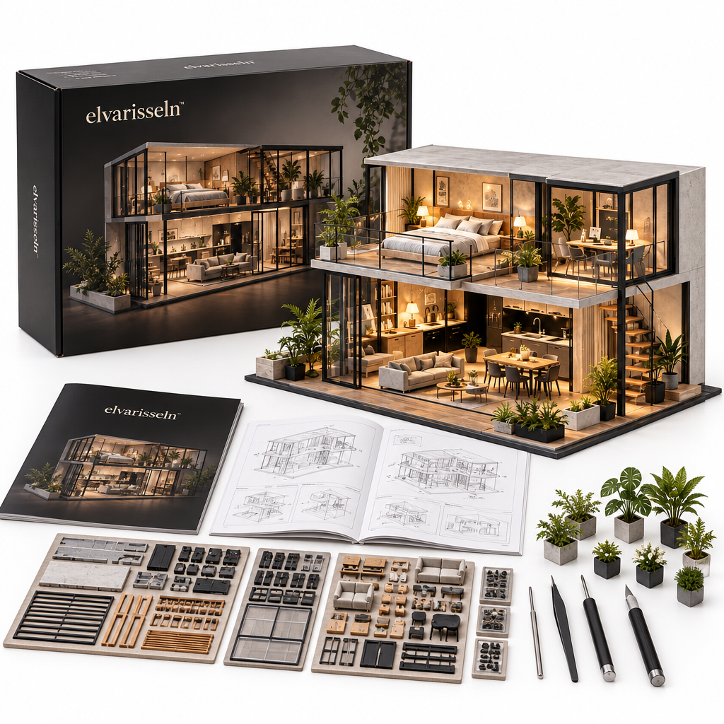 elvarisseln™ Modern Architectural House Model Kit