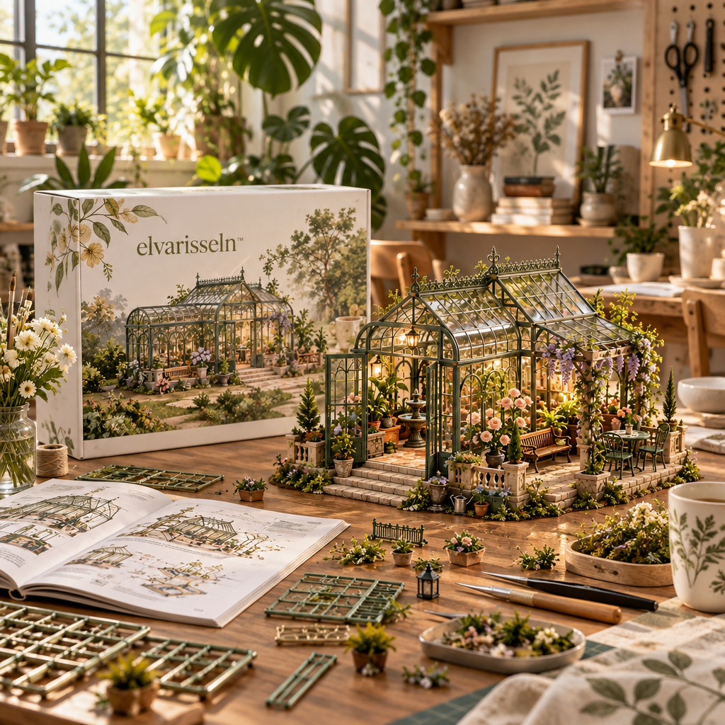 elvarisseln™ Botanical Greenhouse Model Kit