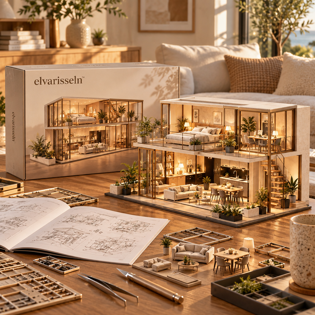 elvarisseln™ Modern Architectural House Model Kit