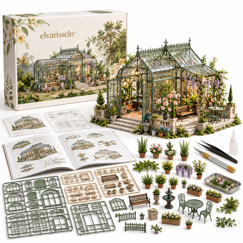 elvarisseln™ Botanical Greenhouse Model Kit