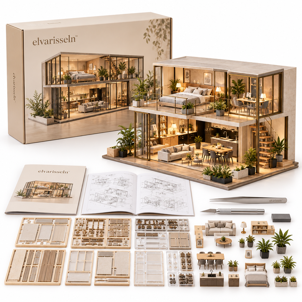 elvarisseln™ Modern Architectural House Model Kit