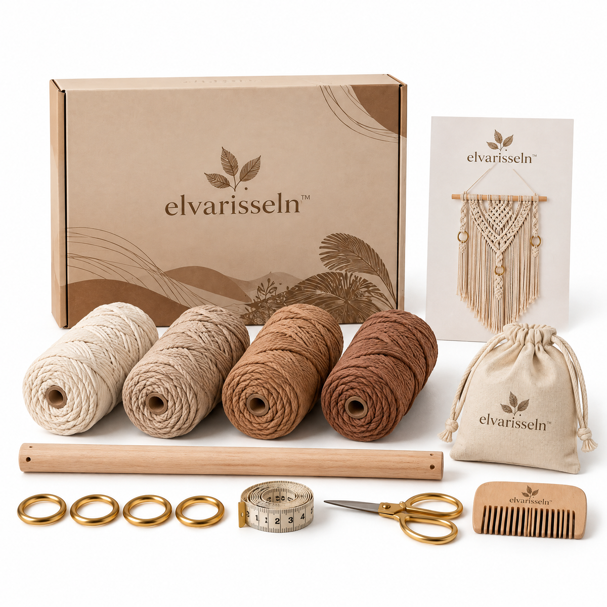 elvarisseln™ Macramé Wall Hanging Kit